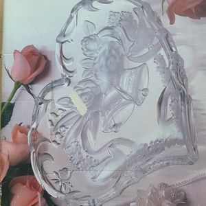 Heart shaped holiday dish